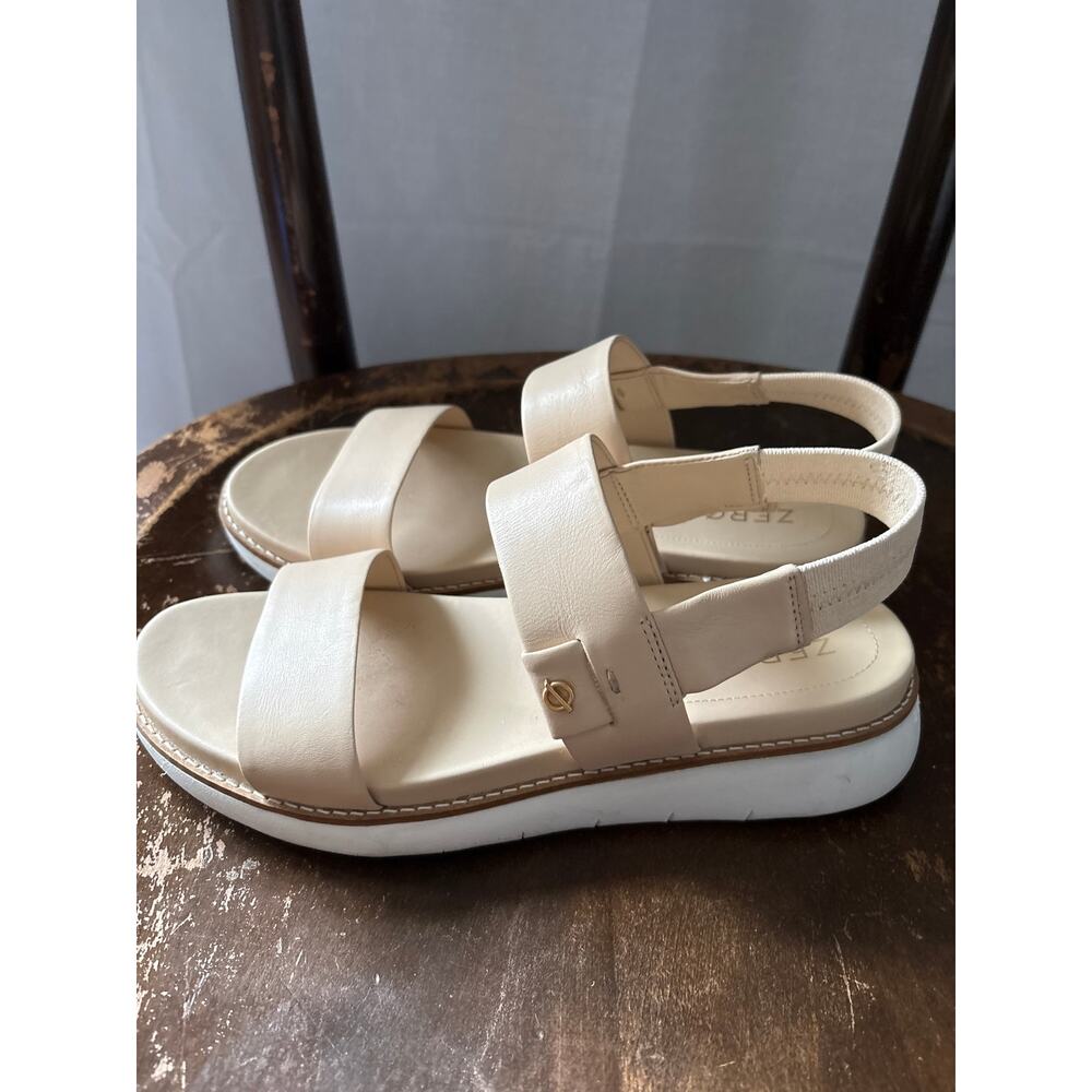 Cole Haan ZeroGrand Global Women's Leather Double Banded Slingback Sandals 7B - Picture 3 of 7